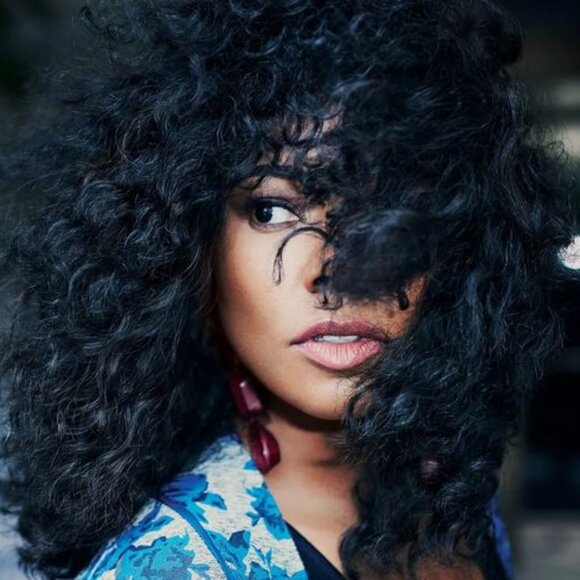 NY & COMPANY STRETCH LADIES PAISLEY BLOUSE W/CONTRASTING COLLAR/CUFFS - Picture 14 of 16